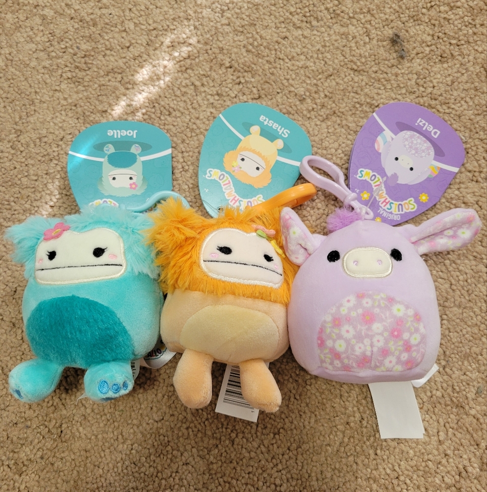 Squishmallows clips plush
